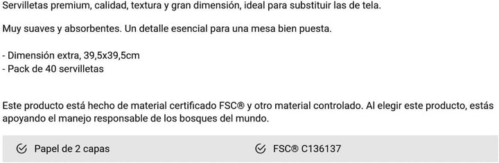 Șervețele de hârtie Renova, albastru auriu - 40 de șervețele