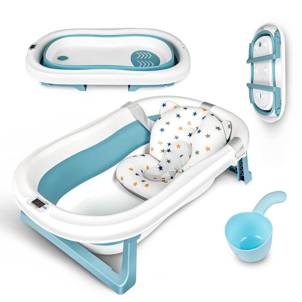Einesin Cădiță mare XXL pliabilă pentru bebeluși cu termometru integrat Mama si Copilul Naty Shop