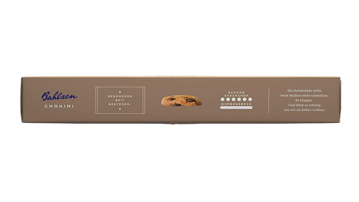Bahlsen Chokini - Pachet de 2 - Aluat fraged cu bucăți de ciocolată și aromă de portocale (1 x 150 g)