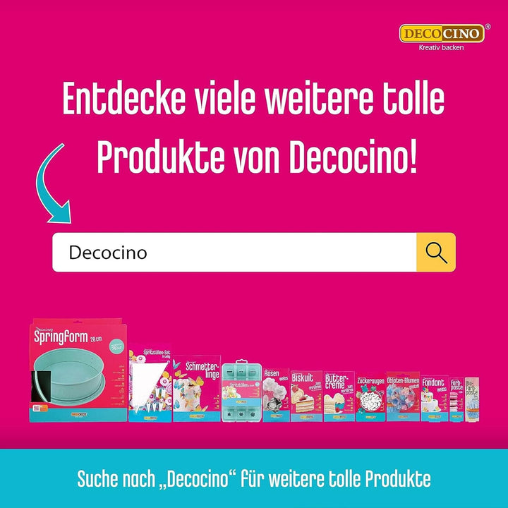 DECOCINO Colour Paste, 20 grame, ideal pentru colorarea prăjiturilor, fondantului și cremelor - fără azot și fără gluten Coloranti Alimentari Naty Shop