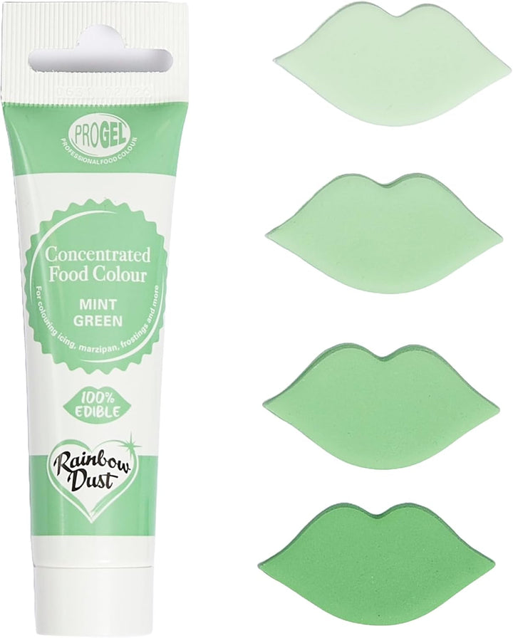 Colorant alimentar Pro-Gel - Verde Mentă de la Rainbow Dust
