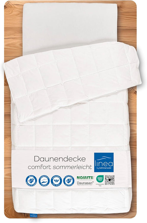 Plapumă confort, (90 puf / 10 pene), alb, 155 X 220 Cm Plapumi si pilote Naty Shop 155 X 220 Cm