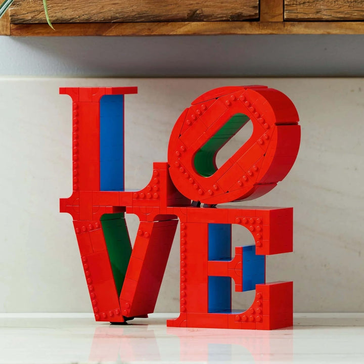 LEGO Art Love, set de construcție pentru adulți, decorațiuni pentru casă, cadou de Ziua Îndrăgostiților și Ziua Mamei, cadou pentru femei și bărbați, activitate creativă pentru iubitorii de artă și design 31214 Seturi de constructie Besuche den LEGO-Store