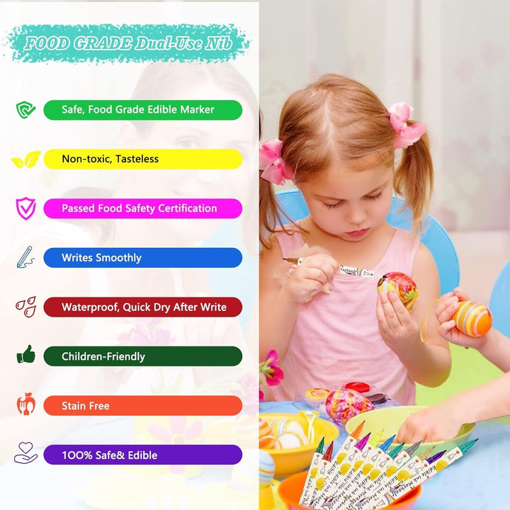 Set 12 carioci alimentare cu vârf dublu Naty Shop