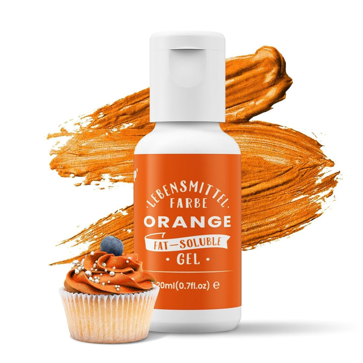 Oil Blend, colorant alimentar pe bază de ulei foarte concentrat, 20 ml Coloranti Alimentari Naty Shop Portocaliu