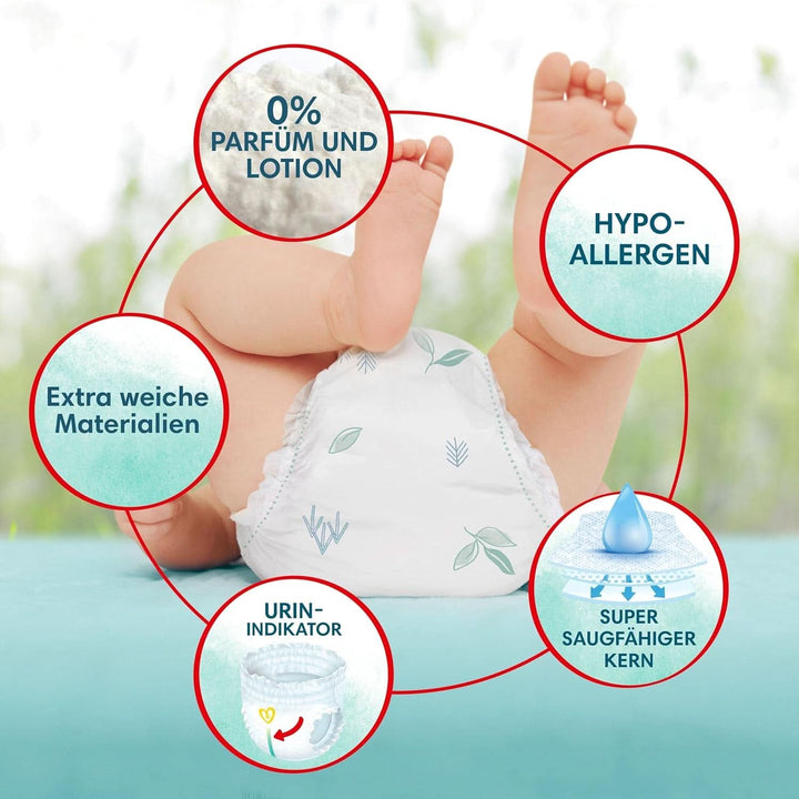 Pampers Harmonie Nappies Pants Baby, mărimea 5 (12Kg-17Kg), 144 buc Naty Shop
