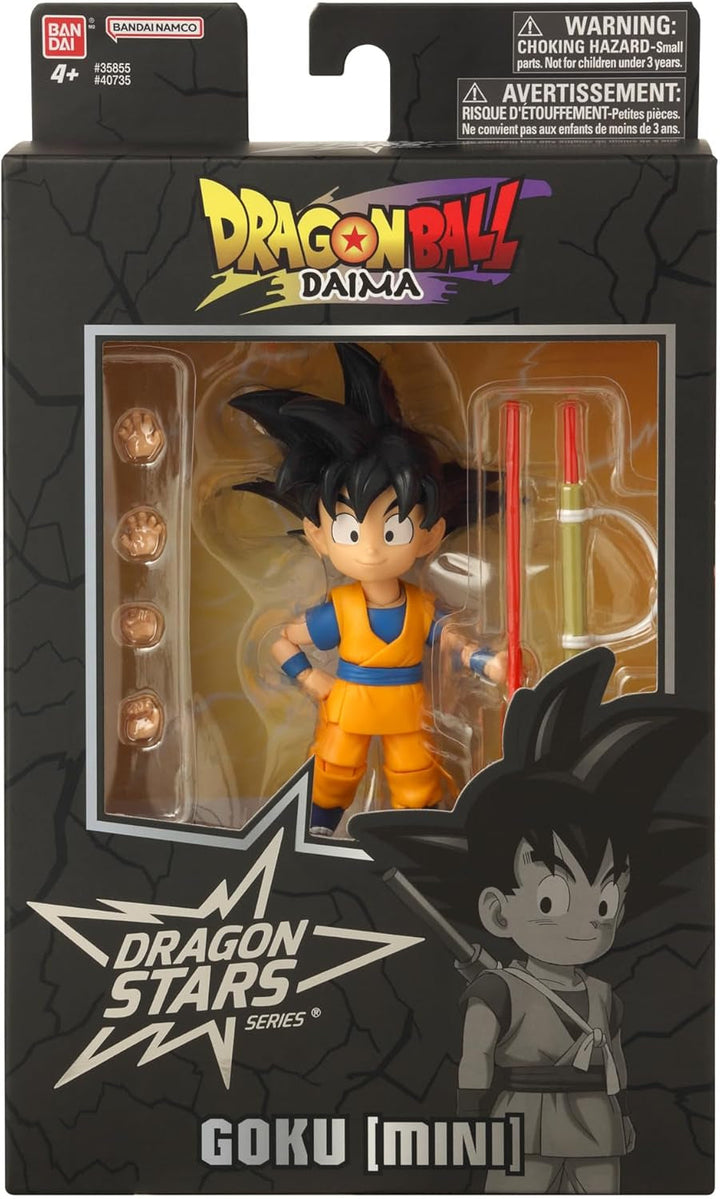 BANDAI - Dragon Ball Daima Kid Goku - Figură Dragon Star 17 cm - Figură Kid Goku cu accesorii - Licență oficială Dragon Ball - Figură mini Goku mobilă - Jucărie de la 4 ani - 40735 Action figures Naty Shop