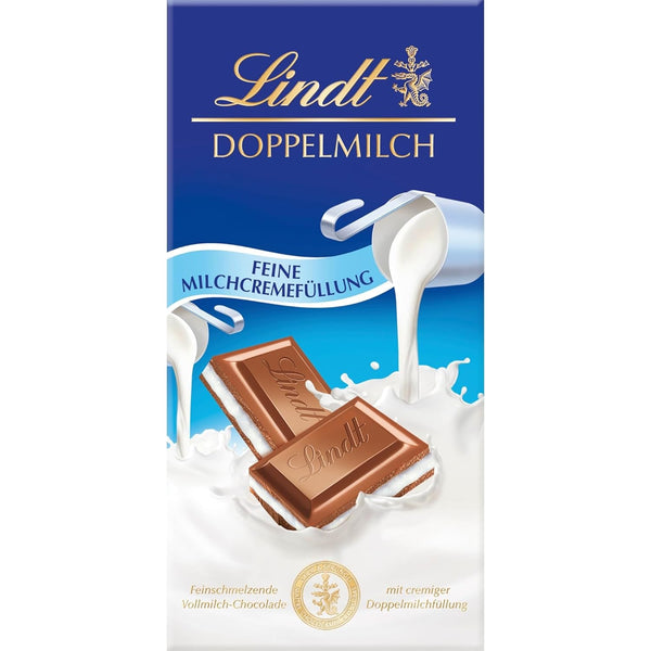Lindt Chocolate, baton de 100 grame Naty Shop Lapte dublu