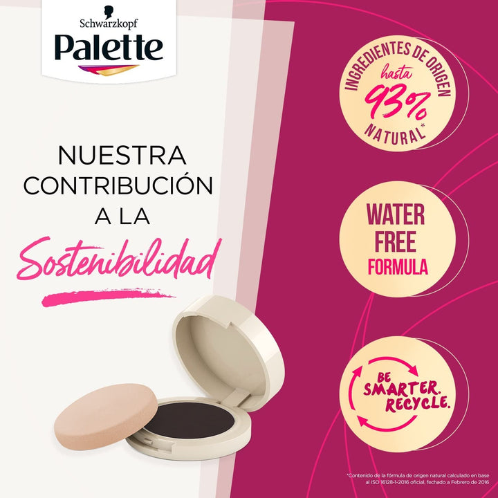 Palette Compact Root Retouch Retouch Root Powder, compact, maro castaniu, 1 buc Vopsea pentru par Naty Shop