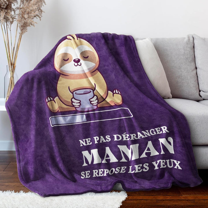 Niyewsor Cadou aniversar, Pentru mama, Pătură fleece, Cadou pentru mama, Idee de cadou pentru Ziua Mamei și Crăciun pentru mama Paturi si Cuverturi Niyewsor