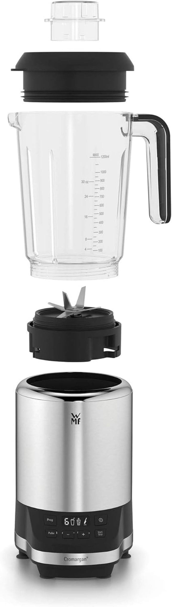 WMF Kult Pro Multifunktionsmixer Hochleistungsmixer, 30.000 U/Min, Smoothie Maker, Standmixer, Ice-Crush Funktion, 4 Mixbehälter Inkl. Togo-Verschluss Bucatarie Naty Shop
