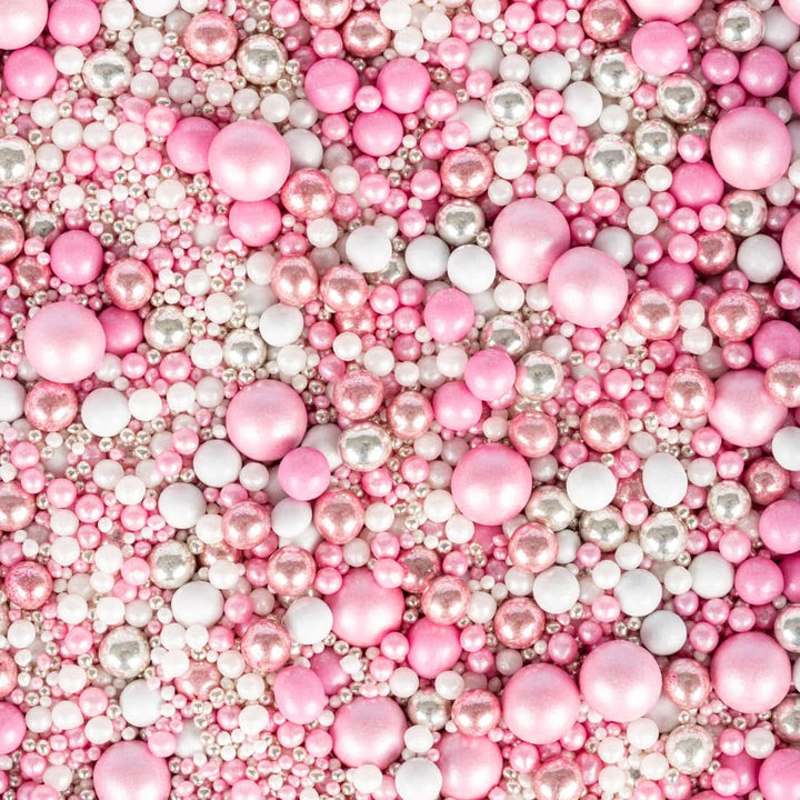 Super Streusel, Perle de zahăr comestibile (perle mari cu umplutură de ciocolată), 90 grame Naty Shop