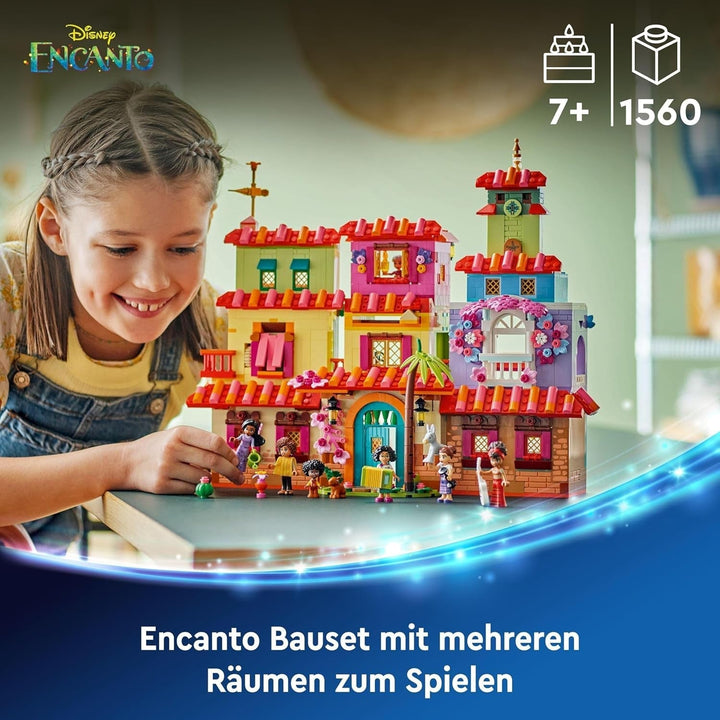 LEGO Ç€ Disney Encanto Casa magică a Madrigalilor, Casa de păpuși pentru copii cu figura de joc Mirabel, jucărie de construcție pentru fete și băieți de la 7 ani 43245 Seturi de constructie Besuche den LEGO-Store