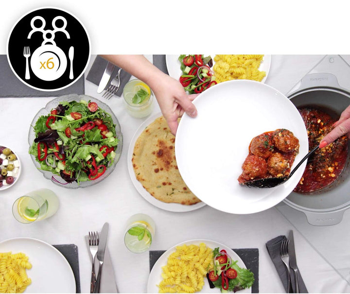 Crock-Pot Digital Slow Cooker Saute Slow Cooker cu Duraceramic 5 litri, CSC026X Slow Cooker Naty Shop