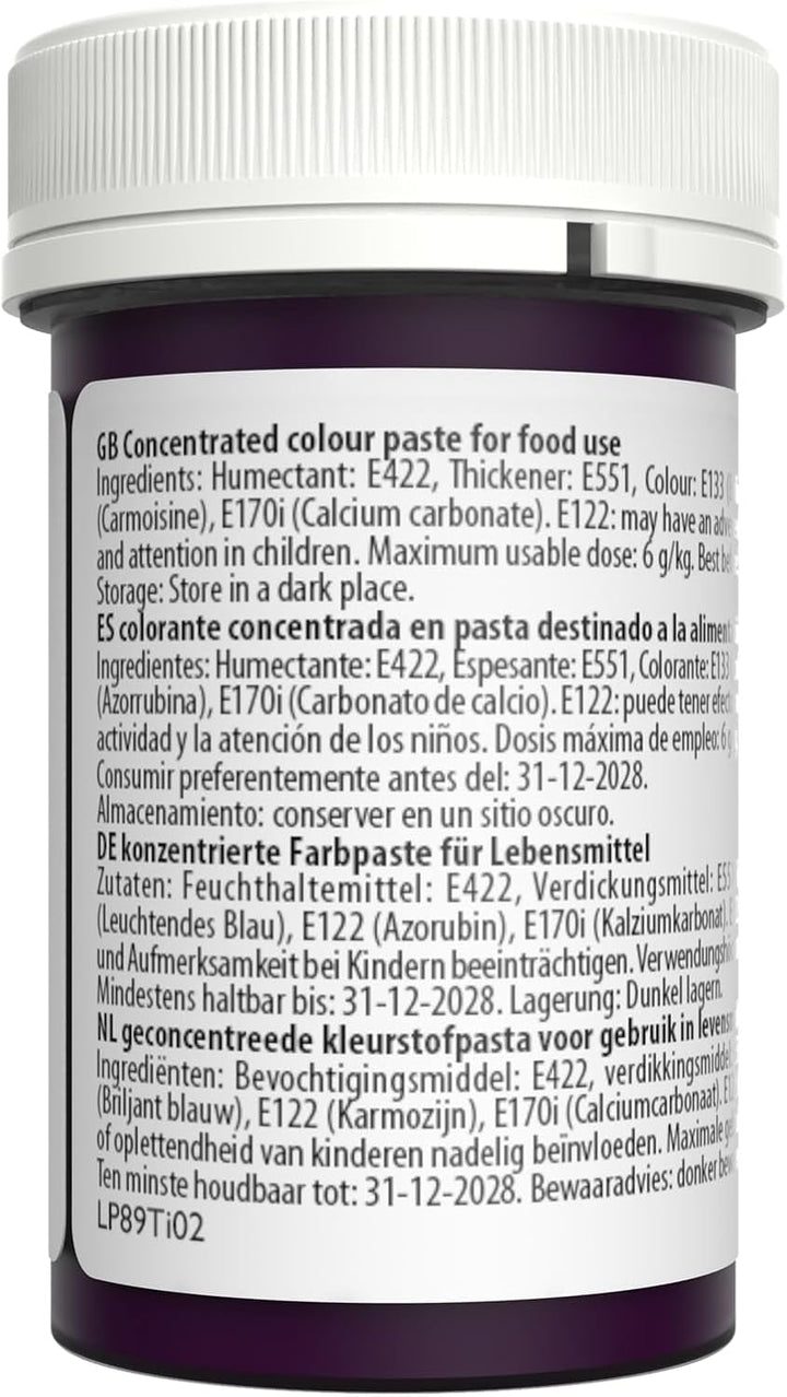 Sugarflair colorant alimentara pasta pentru fondant si martipan, Pastel Magenta, 25 grame Coloranti Alimentari Naty Shop