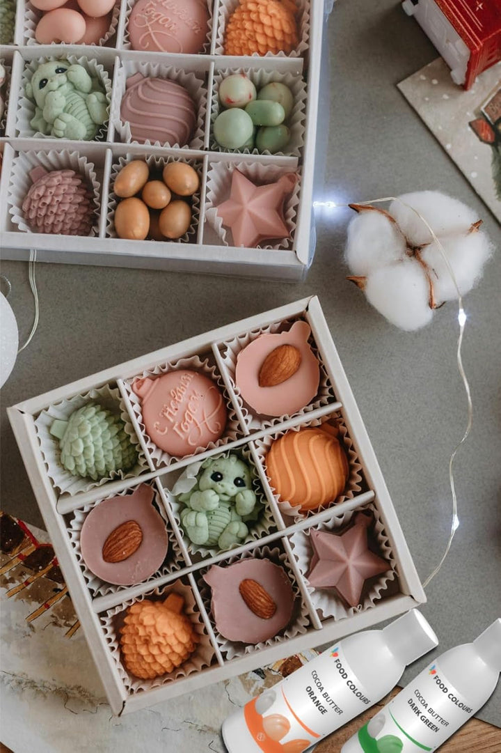 Food Colors, colorant alimentar pe bază de unt de cacao pentru ciocolata si creme, 100 grame Coloranti Alimentari Naty Shop