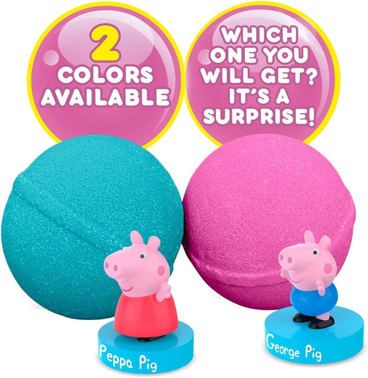 INKEE SURPRISE - Bombe de baie Peppa Pig pentru copii cu jucarie surpriza Peppa Pig pentru cada - aditiv pentru baie pentru copii Mama si Copilul Naty Shop