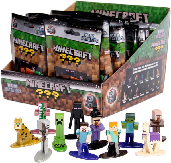 Simba-Dickie Minecraft NANOFIGURE BLIND Pack Action figures Naty Shop Pachet unic Minecraft
