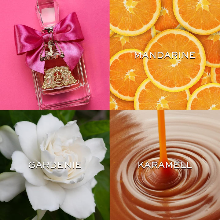 Juicy Couture - Viva La Juicy, Apă de Parfum, Florală, Feminină și Romantică, Cu Note Sălbatice, Aromă Dulce și Ușoară, Oferă o Senzație Plăcută și Proaspătă, Pentru Femei