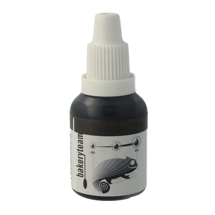 Bakeryteam Airbrush Lebensmittelfarbe Schwarz/Black 20Ml Coloranti Alimentari Naty Shop
