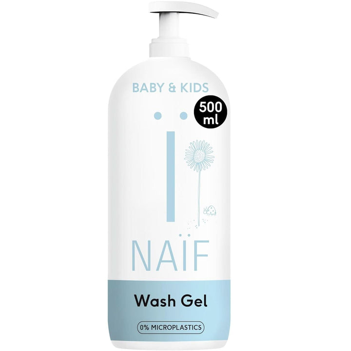 Gel de spălat nutritiv Naïf - Pentru bebeluși și copii - Ingrediente pe bază de naturale - 100% vegan - 200 ml Mama si Copilul Naty Shop