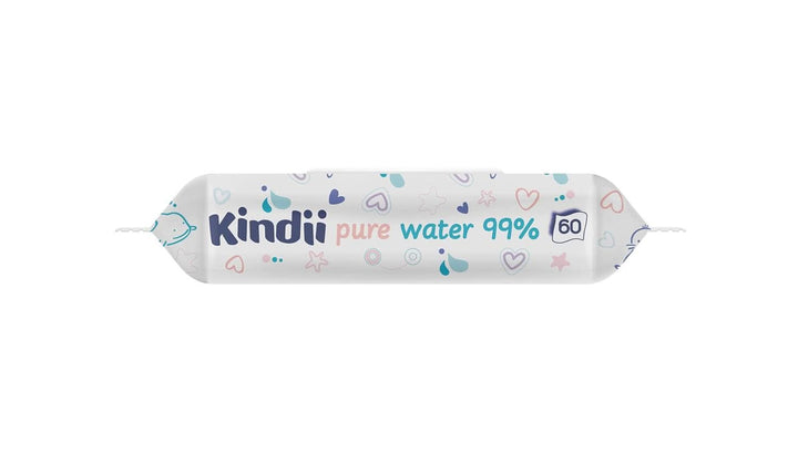 Kindii Șervețele umede pentru bebeluși și copii - Alantoină - Fără parfum - Testat dermatologic - Pentru piele sensibilă Servetele Umede Bebelusi Naty Shop