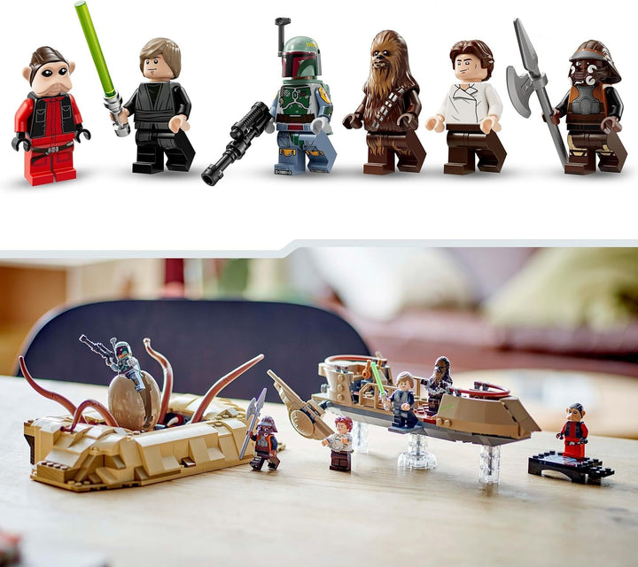 LEGO Star Wars: Întoarcerea lui Jedi Knight Desert Skiff și Sarlacc Pit, set fantezie de colecționat și construit, jucărie de construit, cadou pentru băieți, fete și toți fanii 75396 Seturi de constructie Besuche den LEGO-Store
