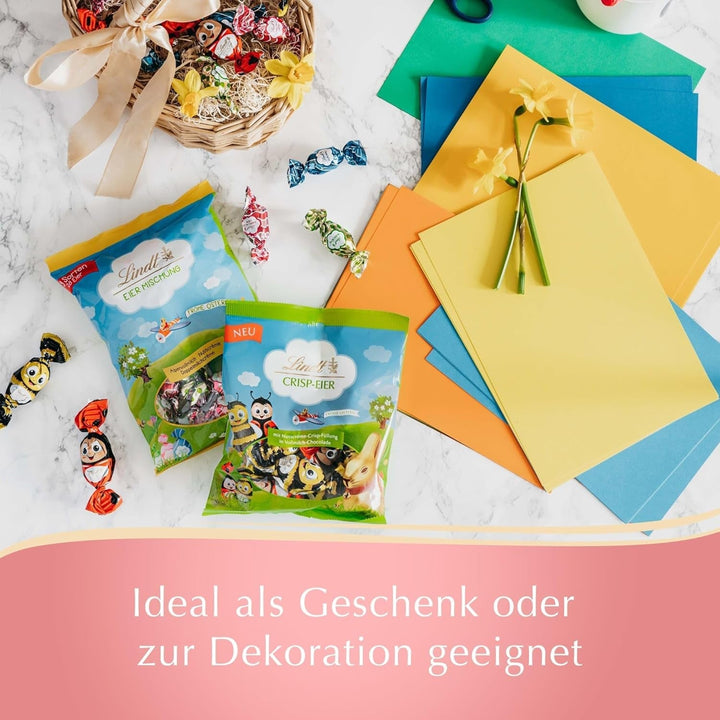Lindt Schokolade Choco-Karotten | 2 X 81 G | 6 X Schokoladen-Karotten | Vollmilch-Schokolade in Karottenform Mit Fein Gemahlenen Haselnüssen | Oster Schokolade Für Kinder | Schokoladengeschenk Naty Shop