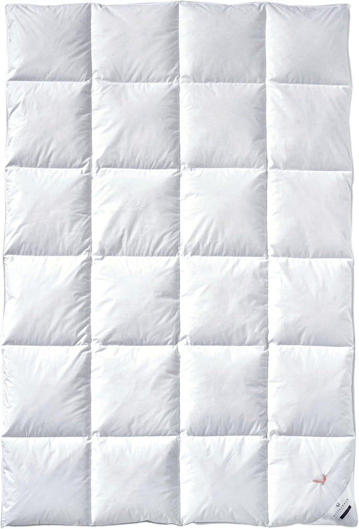 Plapuma din puf Billerbeck - E04 Gold Edition - Plapuma pentru vara - 135 X 200 Cm plapuma cu puf adevarat - Nivel de caldura usor de vara Plapumi si pilote Naty Shop Titlu implicit