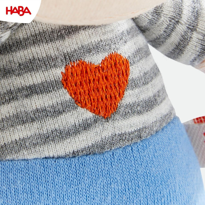 HABA Guardian Angel Mats - Păpușă textilă de pluș (15 cm), cadou de bun venit ideal pentru bebeluși și copii mici - lavabilă la 30°C - 2011869001 Papusi Naty Shop
