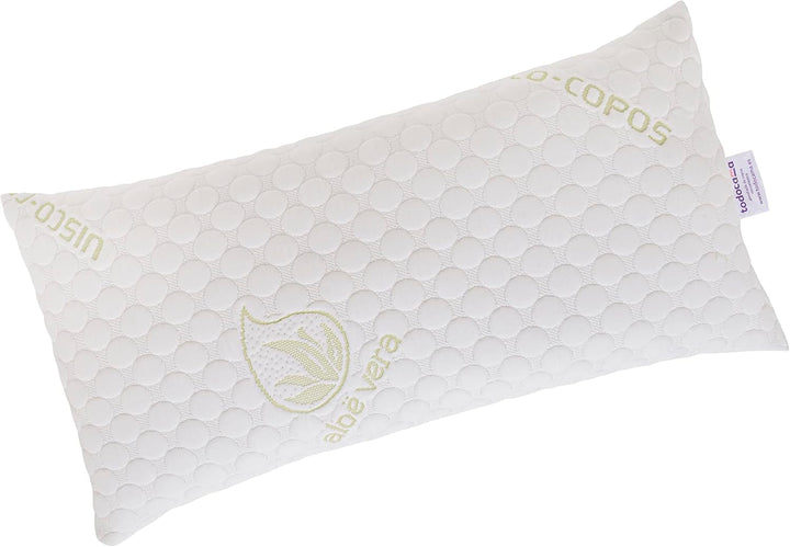 Todocama Pernă, viscoelastică, pachet de fulgi 2 X 75 cm alb Perne standard Naty Shop Alb 67 cm