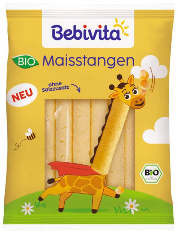 Batoane de porumb, 40G, pachet de 9 (9X40G) Mama si Copilul Naty Shop Default Title