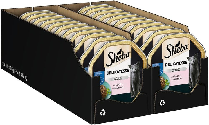 Sheba Bowl Hrană umedă pentru pisici Delicacy în jeleu cu pui 2 X 11 X 85G