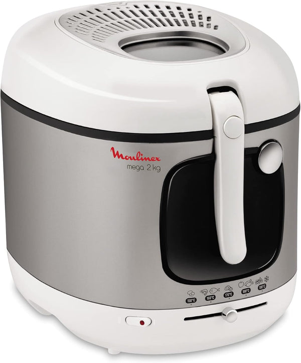 Friteuză AM4800 Mega 2Kg, friteuză cu ulei, filtru miros, 1800 W Electrocasnice Naty Shop Default Title