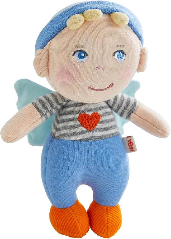 HABA Guardian Angel Mats - Păpușă textilă de pluș (15 cm), cadou de bun venit ideal pentru bebeluși și copii mici - lavabilă la 30°C - 2011869001 Papusi Naty Shop Titlu implicit