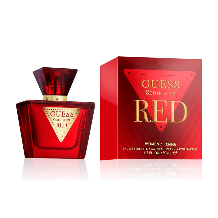 GUESS Seductive Red, Apă de toaletă pentru femei, Parfum floral-fructat gurmand, Parfum senzual, Persistent