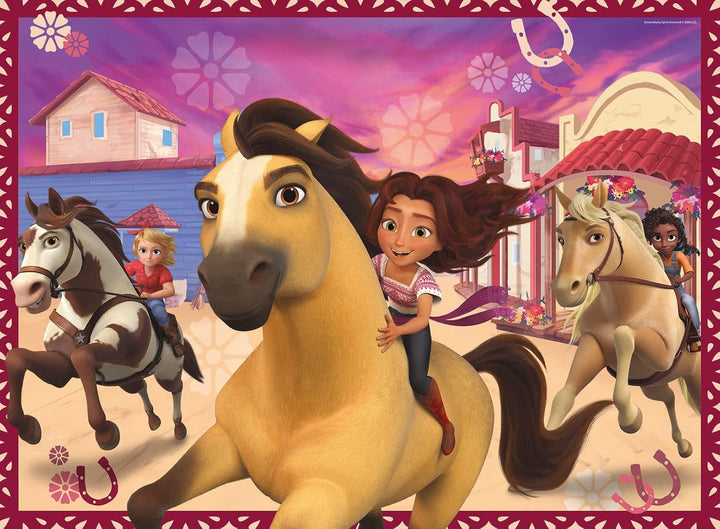 Ravensburger Puzzle pentru copii - 12994 Friends For Life - Dreamworks Spirit Puzzle pentru copii de la 7 ani, cu 150 de piese în format Xxl Puzzle Naty Shop