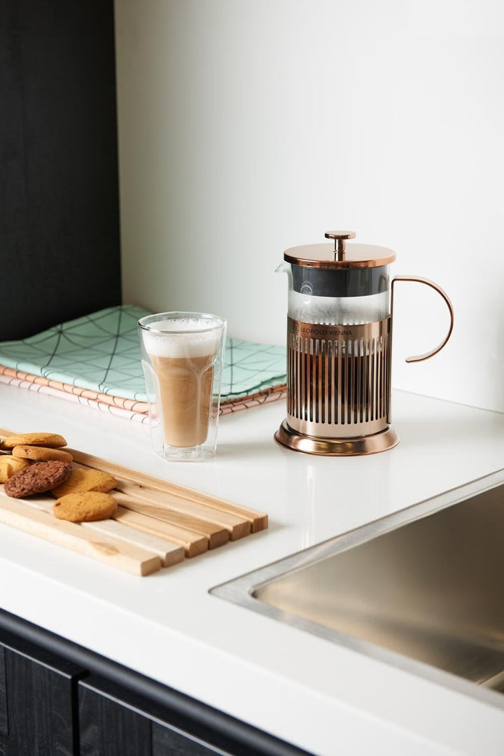 LEOPOLD Cafetera Embolo 800 ml - Cupru