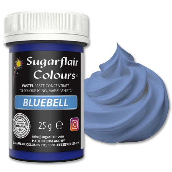 Sugarflair Lebensmittelfarbe Pasta Pastel Glockenblumeblue, Pasta Lebensmittel Farbe Für Fondant Und Marzipan, Spectral Concentrated Paste Colours - 25G Coloranti Alimentari Naty Shop Default Title