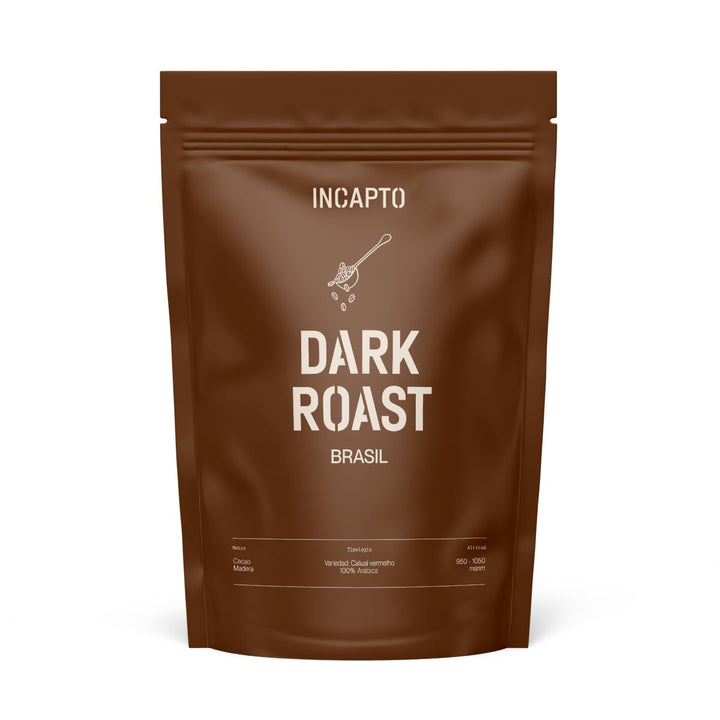 Boabe de cafea Incapto Dark Roast | Cu multă cofeină | Origine unică Uganda | Espresso 100% Robusta | Boabe de cafea foarte puternice și corpolente | Plantația Bujanga, Victoria Lake, 1kg Cafea Naty Shop 500 grame Dark Roast Brazilia