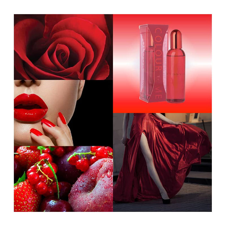 Parfum COLOR ME Red pentru femei. 50 ml Apă de parfum. Parfum de lux - Parfum pentru femei, Parfumuri de lungă durată pentru femei de la Milton-Lloyd
