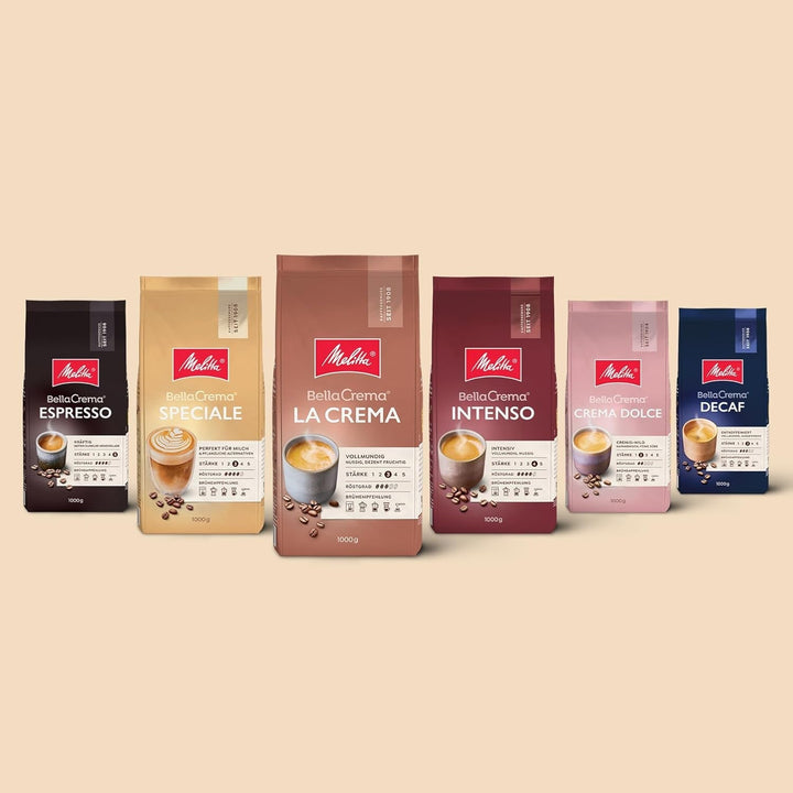 Melitta Bellacrema, boabe de cafea întregi Cafea Naty Shop