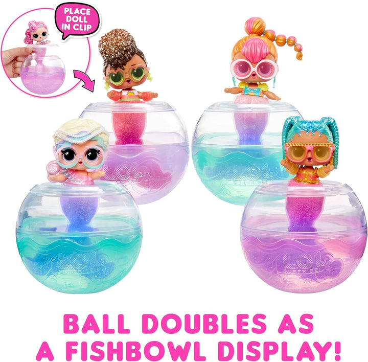 L.O.L. Surprise! Mermaids Tots - Mini păpuși la modă cu cozi care își schimbă culoarea - Potrivit pentru colecționari, fete și băieți cu vârsta de 4 ani și peste Papusi Naty Shop