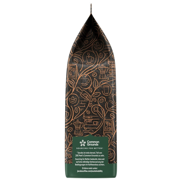 Jacobs Barista Crema Intense Coffee Beans 1kg - Intense, ciocolată neagră și nuci pecan, boabe Arabica și Robusta Cafea Naty Shop