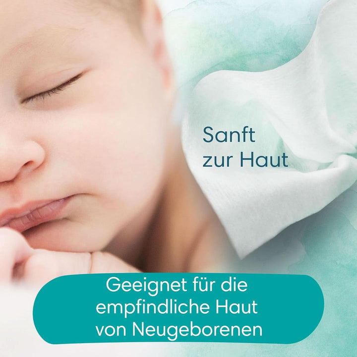 Șervețele umede Pampers Harmonie Aqua, șervețele umede care ajută la restabilirea valorii naturale a pH-ului pielii, loțiune ușoară cu 99% apă Servetele Umede Bebelusi Naty Shop