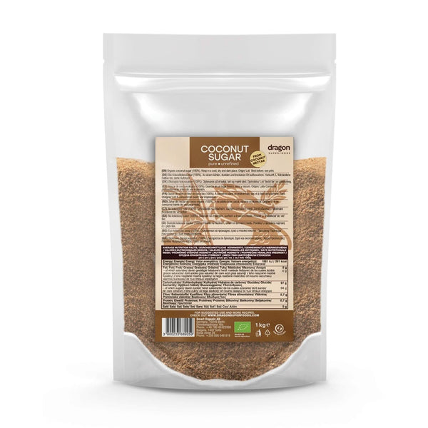 Zahăr din nucă de cocos-100% organic, nerafinat, 1 Kg Indulcitori Naty Shop 1 Kg