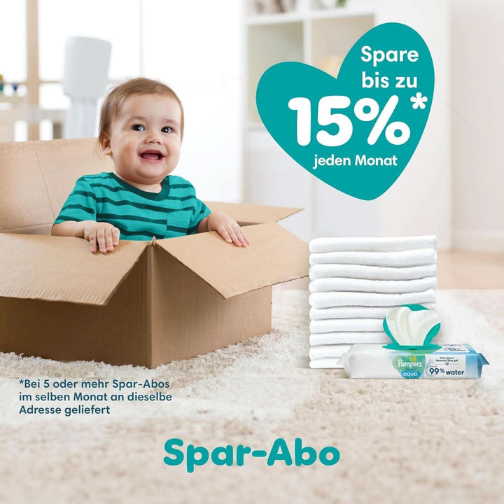 Șervețele umede Pampers Harmonie Aqua, șervețele umede care ajută la restabilirea valorii naturale a pH-ului pielii, loțiune ușoară cu 99% apă Servetele Umede Bebelusi Naty Shop