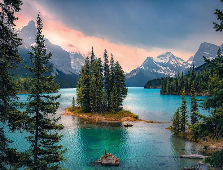 Ravensburger Puzzle 12000754 - Canada, Maligne Lake - puzzle jigsaw de 1000 de piese pentru adulți și copii de peste 14 ani Puzzle Naty Shop Versiune veche