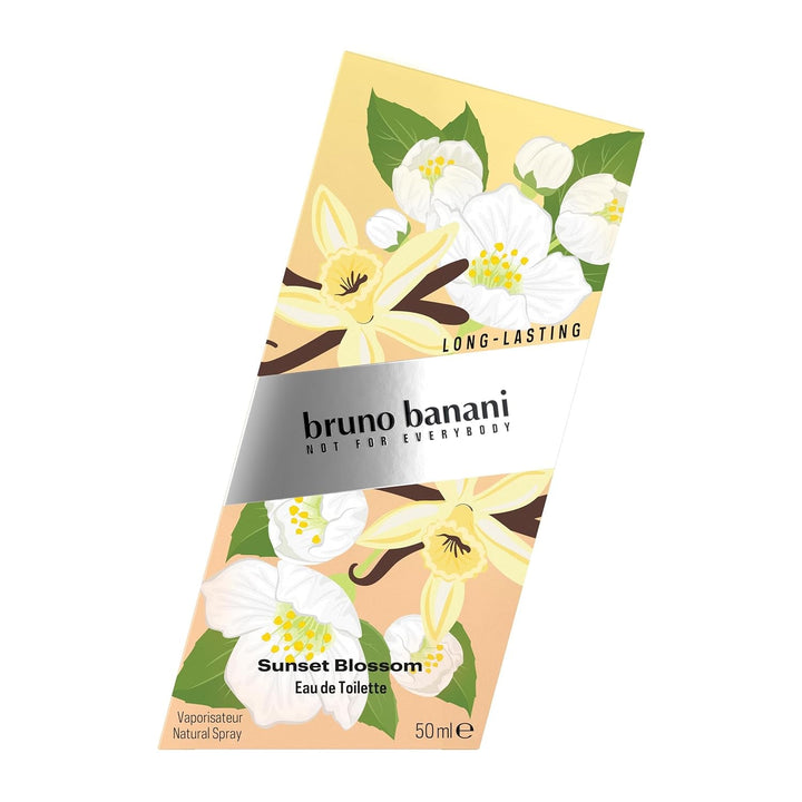 Bruno Banani, Sunset Blossom Eau de Toilette pentru femei, parfum feminin senzual cu un parfum floral radiant, de lungă durată, 50 ml