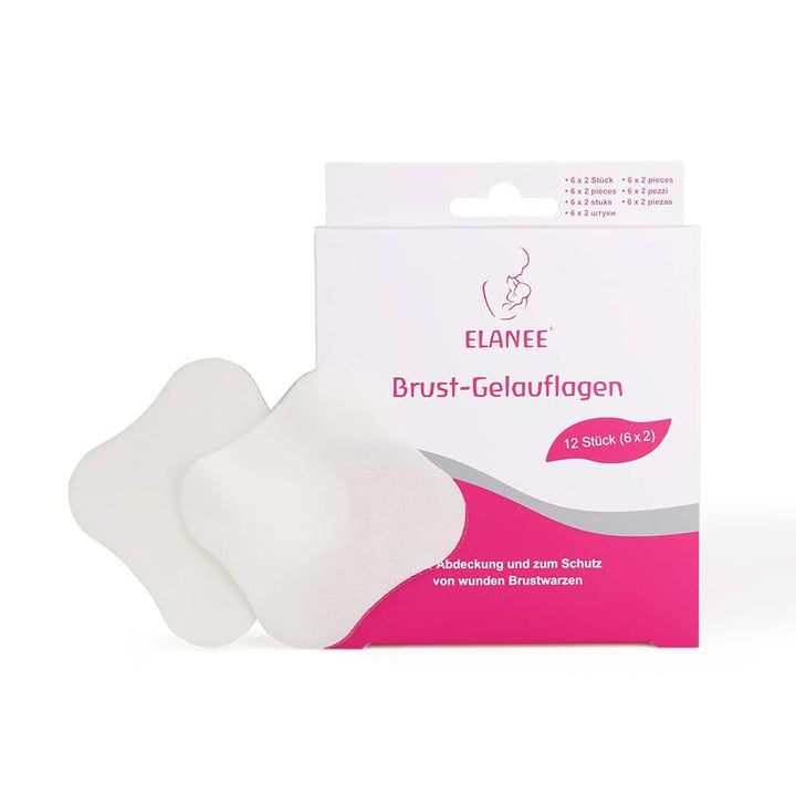 Tampoane cu gel pentru sân ELANEE pentru mamele care alăptează - acoperă și protejează sfârcurile Accesorii Hrana si Alaptare Bebe Naty Shop
